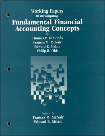 Fundamental Financial Accounting Concepts Working Papers