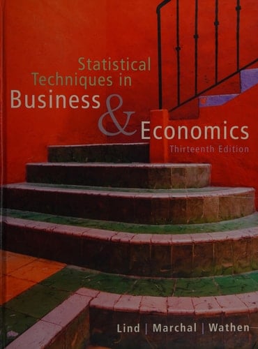 Statistical Techniques in Business & Economics