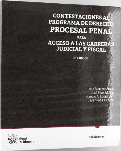 Contestaciones al Programa de Derecho Procesal Penal para acceso a las carreras Judicial y Fiscal