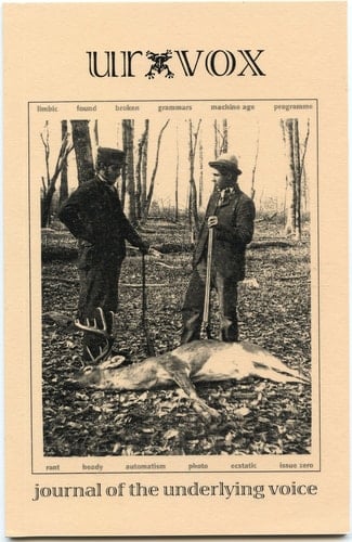 Ur-vox Journal of the Underlying Voice