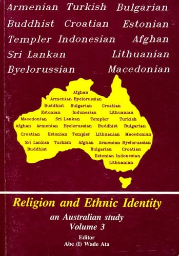 Religion and Ethnic Identity An Australian Study