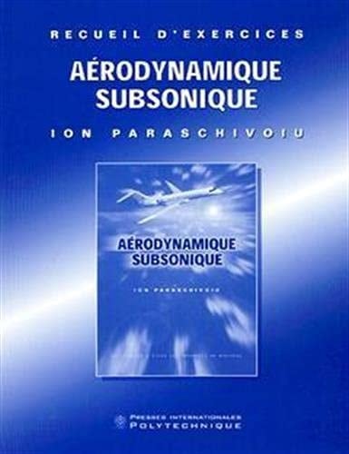 Aérodynamique subsonique Recueil d'exercices