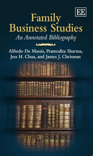 Family Business Studies An Annotated Bibliography