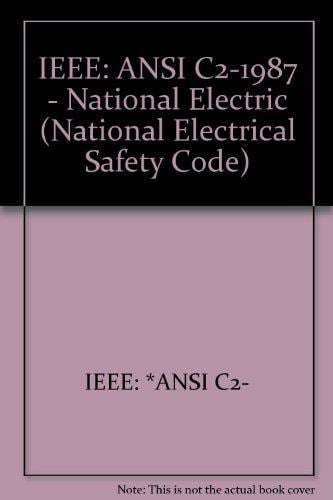National Electrical Safety Code Approved June 23, 1986