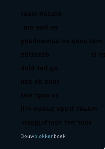 Bouwblokkenboek over het bouwblokkenweefsel in Antwerpen, theorie en praktijk