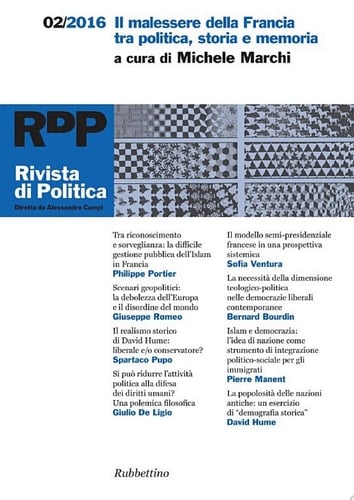 Rivista di Politica 2/2016 Il malessere della Francia tra politica, storia e memoria