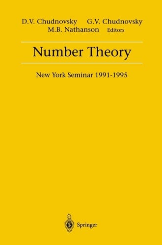 Number Theory New York Seminar 1991–1995