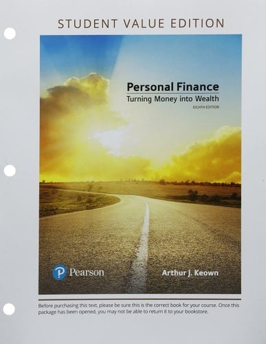 Personal Finance, Student Value Edition Plus MyLab Finance with Pearson eText -- Access Card Package (The Pearson Series in Finance)