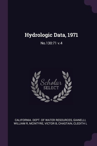 Hydrologic Data 1971 No. 130:71 V. 4