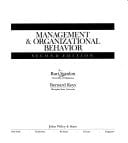 Management and Organizational Behavior (Wiley Series in Management)