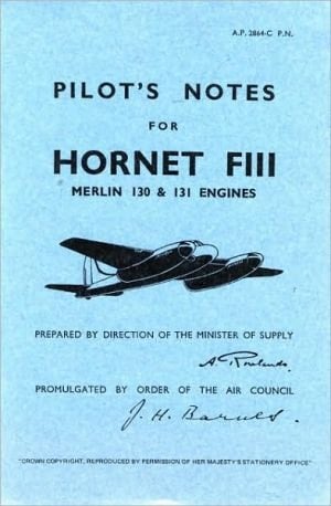 Hornet FIII Merlin 130 and 131 Engines