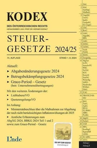 Steuergesetze 2024/25