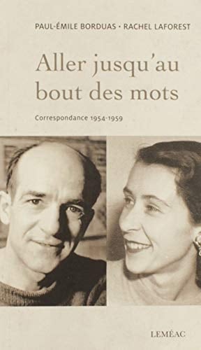 Aller jusqu'au bout des mots correspondance 1954-1959