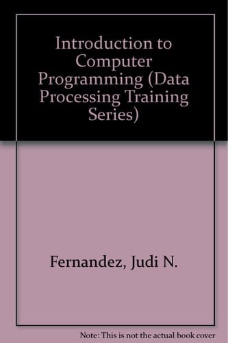 Introduction to Computer Programming