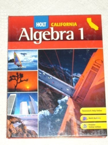 Holt California Algebra 1