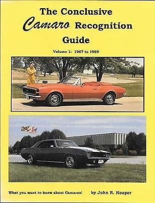 Conclusive Camaro Recognition Guide 1967-1969