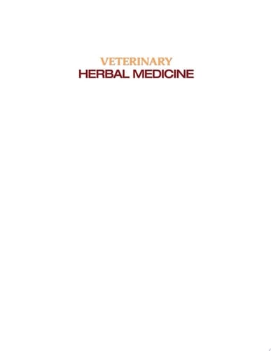 Veterinary Herbal Medicine
