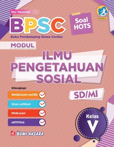 BPSC Modul Ilmu Pengetahuan Sosial SD/MI Kelas V Buku Pendamping Siswa Cerdas Modul Ilmu Pengetahuan Sosial + Kunci Jawaban