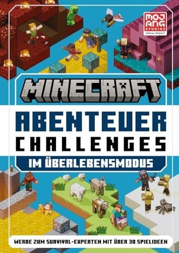 Minecraft Abenteuer Challenges Im Überlebensmodus. Werde zum Survival-Experten mit über 30 Spielideen