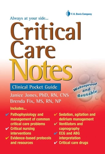 Critical Care Notes Clinical Pocket Guide