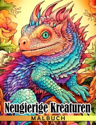 Neugierige Kreaturen Malbuch: Entspannen Sie sich mit dem Geschenk für alle Altersgruppen Adventure Colouring Book Curious Creatures, perfekt für ... zum Zeichnen und Entspannen. (German Edition)