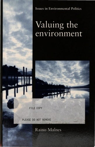 Valuing the Environment