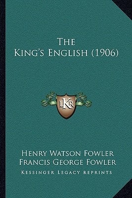 The King's English (1906)
