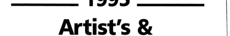 Artist's and Graphic Designer's Market, 1995