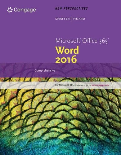 New Perspectives Microsoft Office 365 and Word 2016 Comprehensive, Loose-Leaf Version