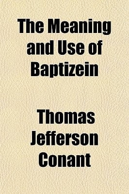 Meaning and Use of Baptizein