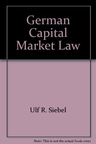 German capital market law