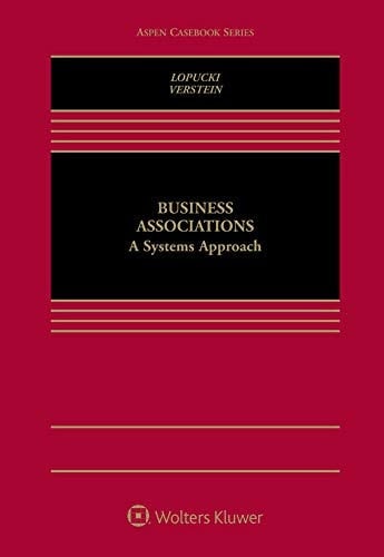 Business Associations A Systems Approach