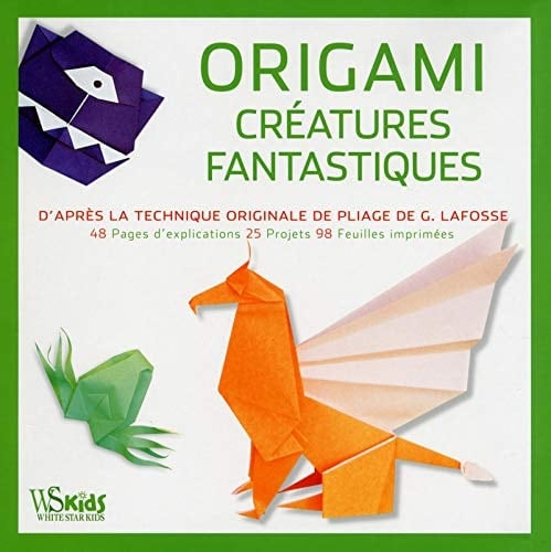 Origami Créatures fantastiques Avec 98 feuilles imprimées