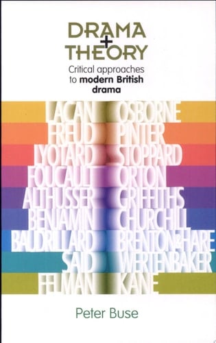Drama + Theory Critical Approaches to Modern British Drama