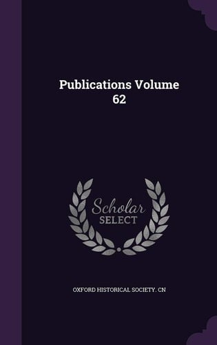 Publications Volume 62