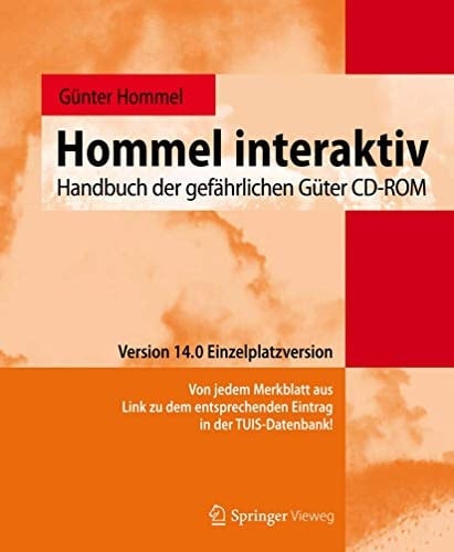 Hommel interaktiv: Handbuch der gefährlichen Güter CD-ROM. Version 14.0 Einzelplatzversion (German Edition)