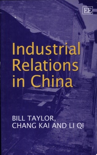 Industrial Relations in China