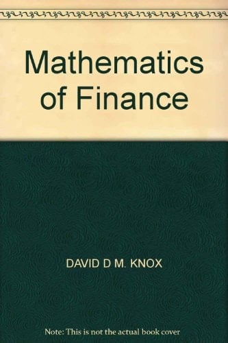 Mathematics of Finance