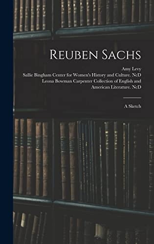 Reuben Sachs A Sketch