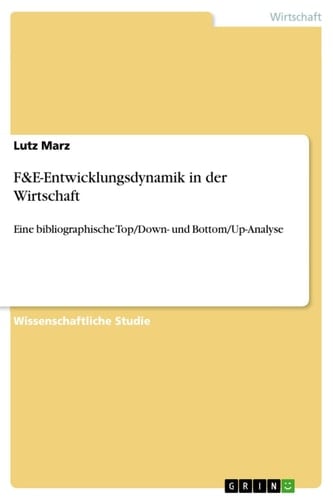F&E-Entwicklungsdynamik in der Wirtschaft Eine bibliographische Top/Down- und Bottom/Up-Analyse