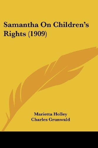 Samantha On Children's Rights (1909)