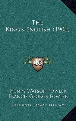 The King's English (1906)
