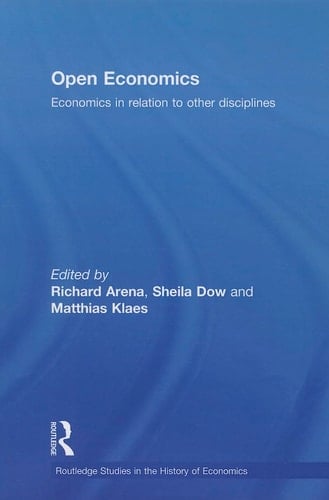 Open Economics Economics in Relation to Other Disciplines