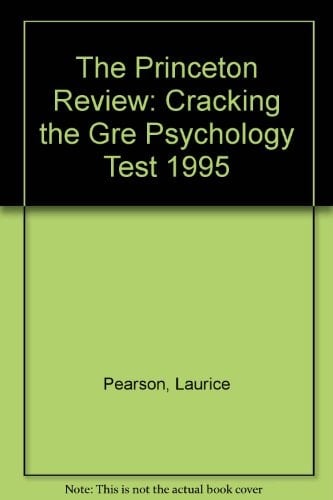 Cracking the GRE (Psychology) 1995 Edition