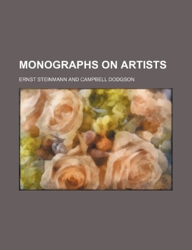 Monographs on artists