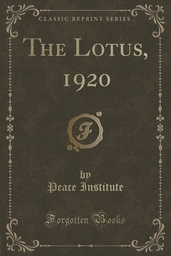 The Lotus, 1920 (Classic Reprint)