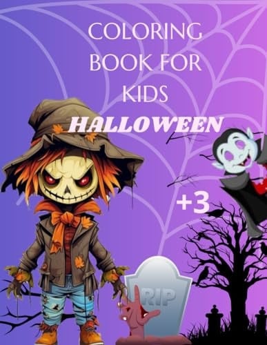 COLORING BOOK FOR KIDS HALLOWEEN: +3