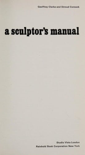 A sculptor's manual