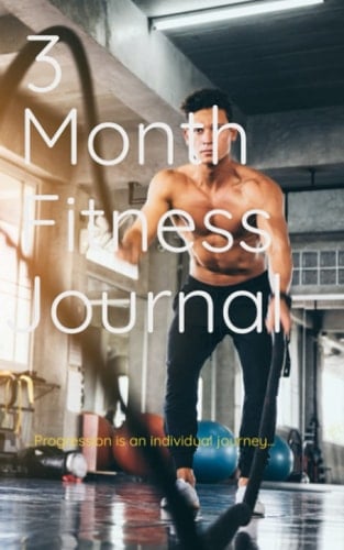 3 Month Fitness Journal: Fitness planner for exercise, cardio and supplements with measurement tracker