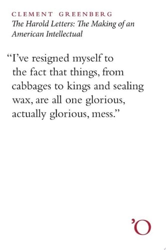 The Harold Letters, 1928-1965 The Making of an American Intellectual